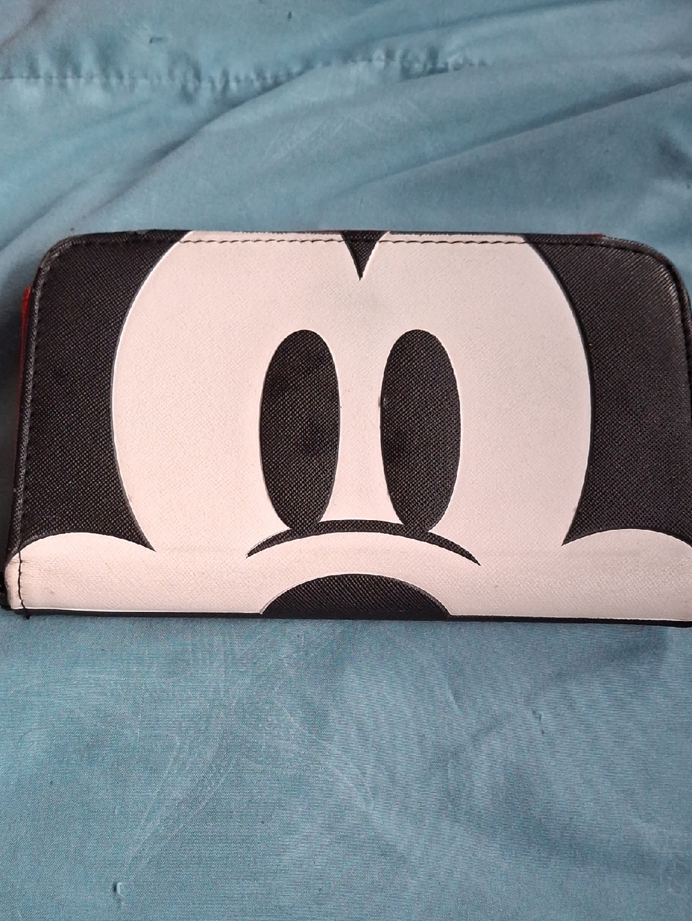 Mickey Mouse Zip Wallet in Black & White